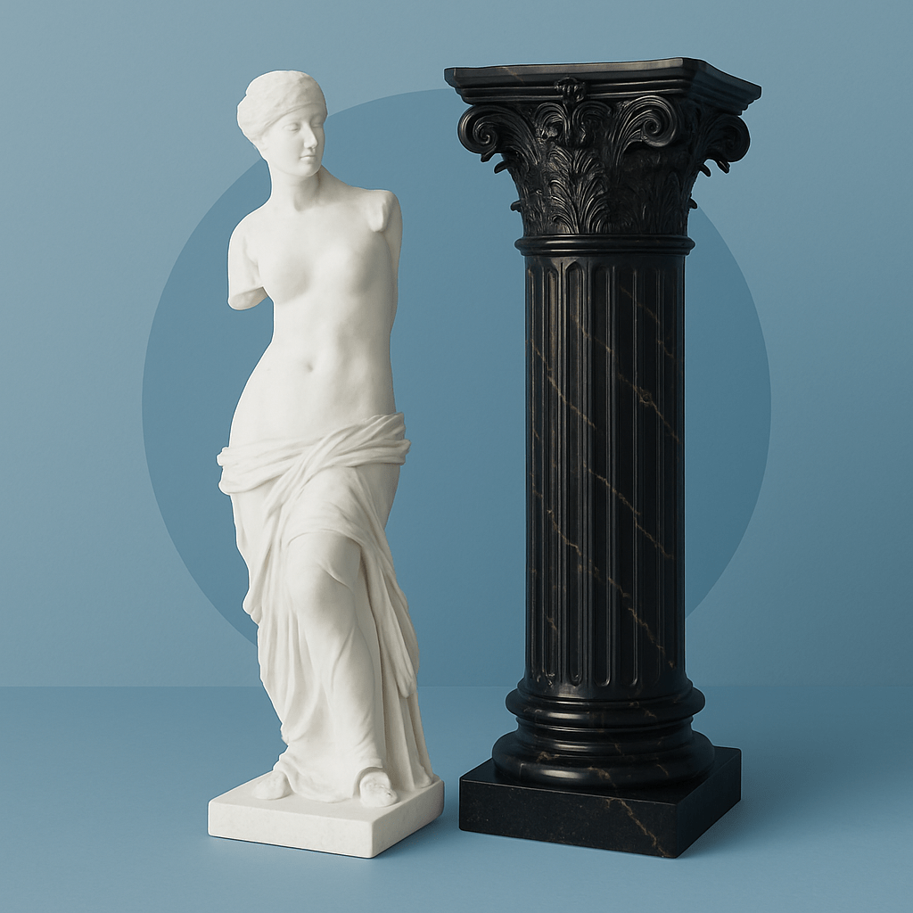 خرید سنگ دکوراتیو نما (ستون، سرستون، مجسمه، آبنما) با قیمت روز | دیجی سنگ